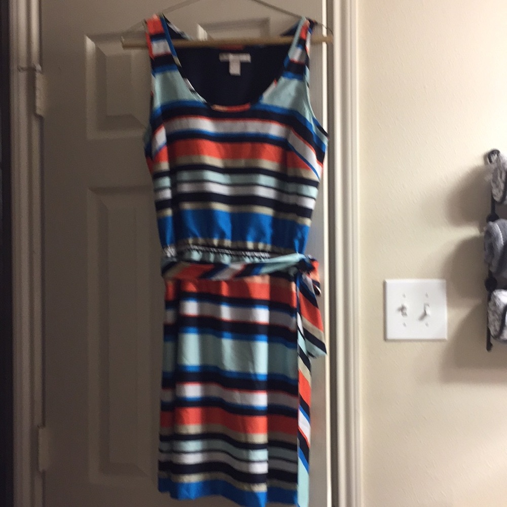 Multi-Color sleeveless Banana Republic Dress